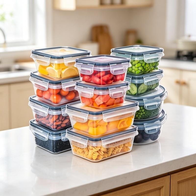 Meal Prep Veggie - 12 قطعة من حاويات تخزين الطعام
