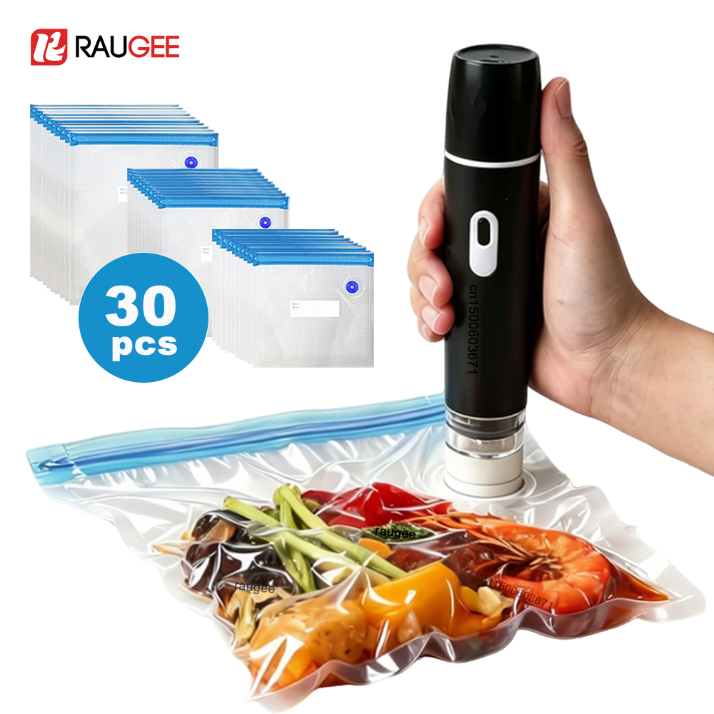 Meal Prep Vacuum Seal - مضخة تفريغ كهربائية قابلة لإعادة الشحن،