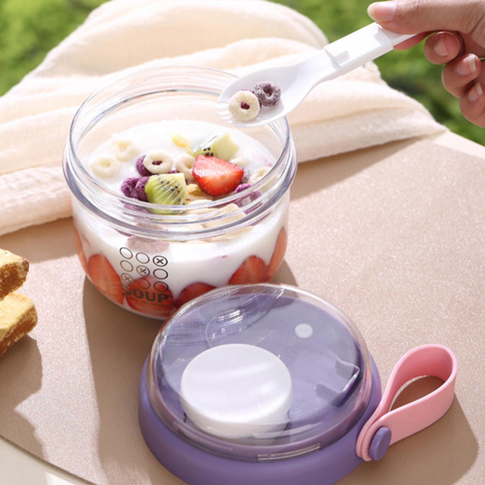 Meal Prep Overnight Oats - أكواب سلطة محكمة الإغلاق، حاويات للشوفان