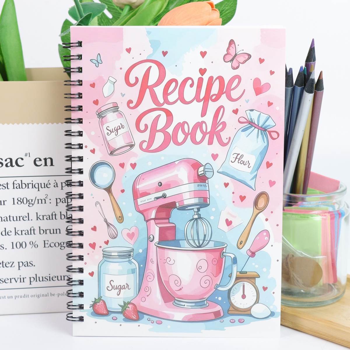 Meal Prep Ebook - كتاب وصفات شخصي - لتسجيل وتدوين