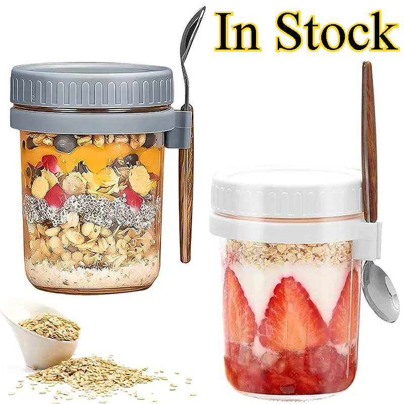 Meal Prep Overnight Oats - 300 مللي كوب الشوفان بين عشية