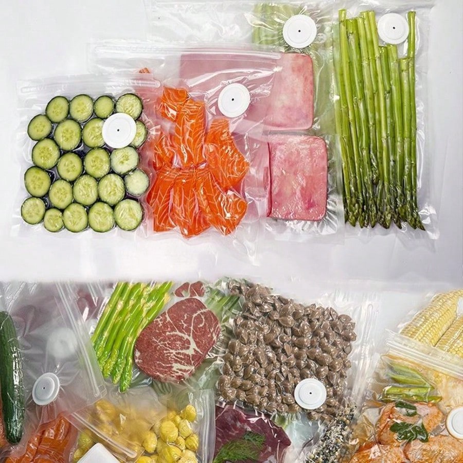 30 قطعة من أكياس التفريغ القاب - مراجعة Meal Prep Vacuum Seal وسعره