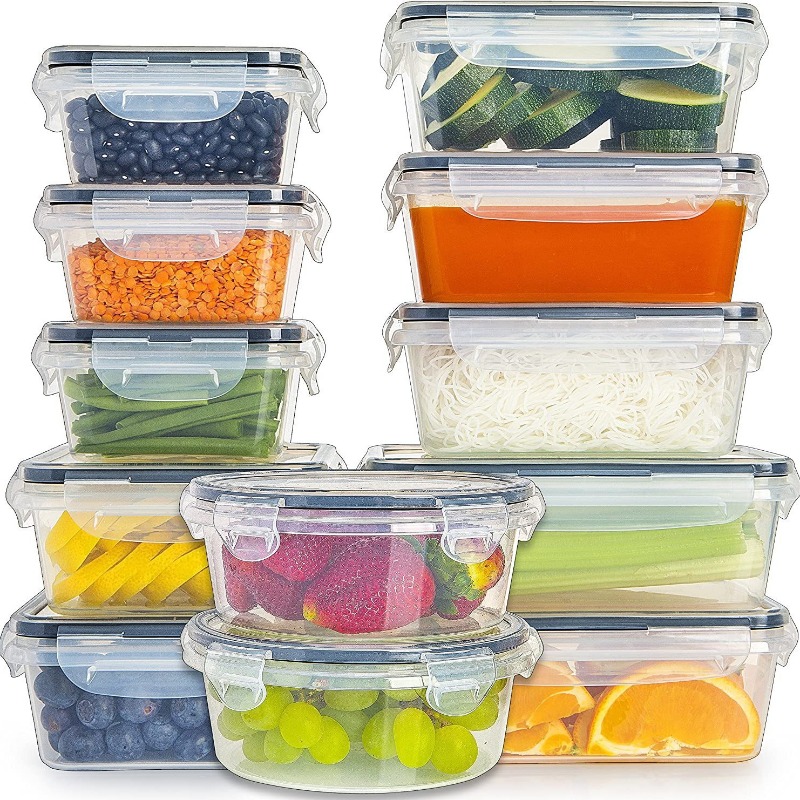 12 قطعة من حاويات تخزين الطعام - مراجعة Meal Prep Veggie وسعره