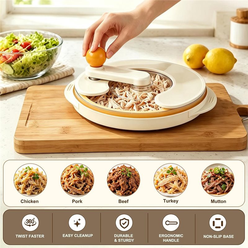 أداة تفكيك صدور الدجاج اليدوية - مراجعة Meal Prep Pork وسعره