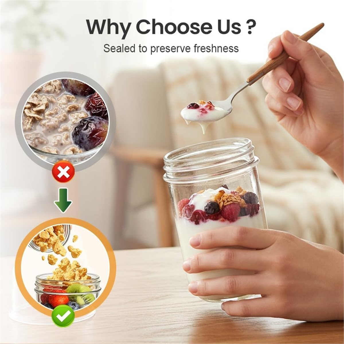 حاويات BAAE للشوفان الليلي مع  - مراجعة Meal Prep Overnight Oats وسعره