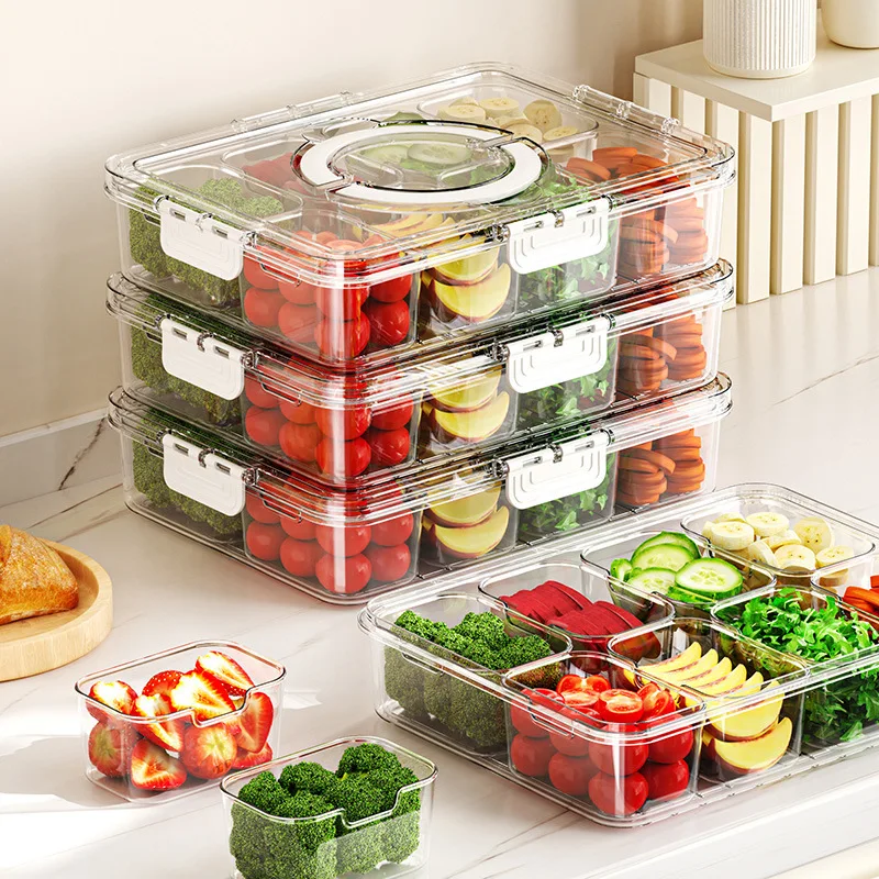 حاوية تخزين طعام متعددة الأقسا - مراجعة Meal Prep Veggie وسعره