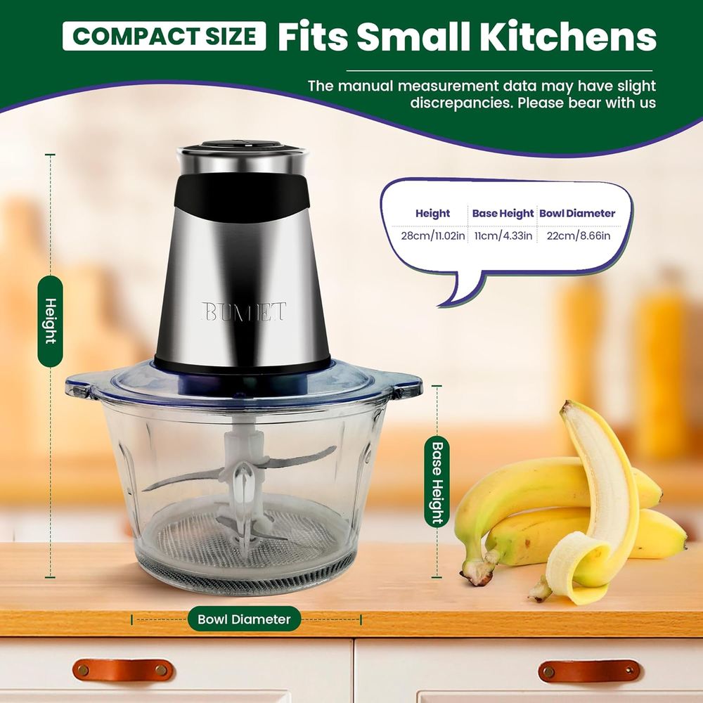 مفرمة لحم بقوة 500 واط مع وعاء - مراجعة Veggie Chopper Cup وسعره