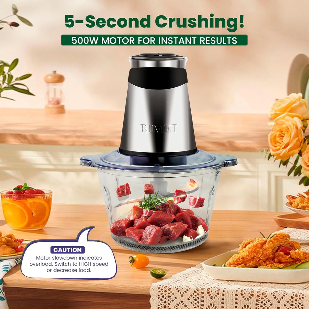 مفرمة لحم بقوة 500 واط مع وعاء - مراجعة Veggie Chopper Cup وسعره