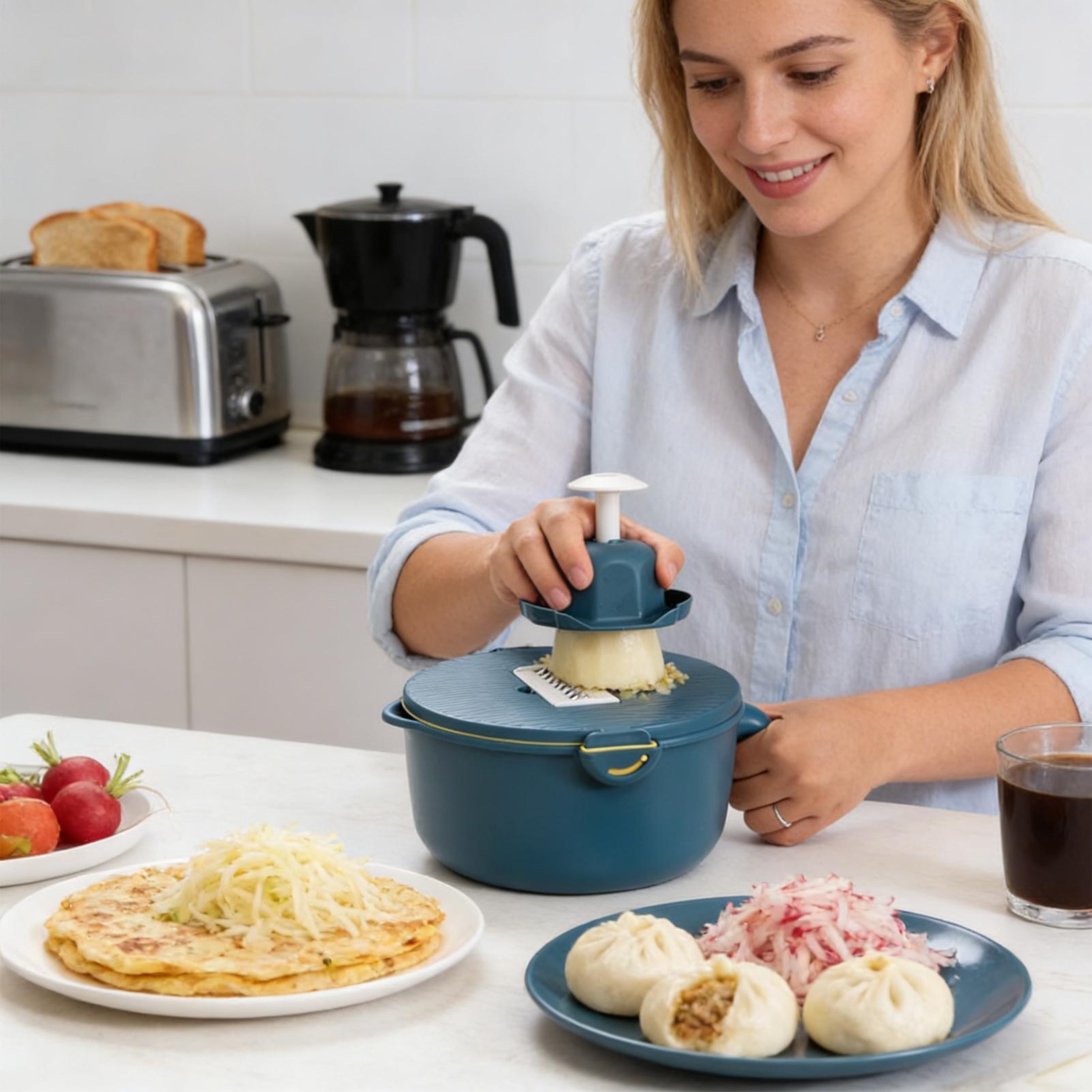 أداة تقطيع الخضروات مع حاوية،  - مراجعة Meal Prep Veggie وسعره