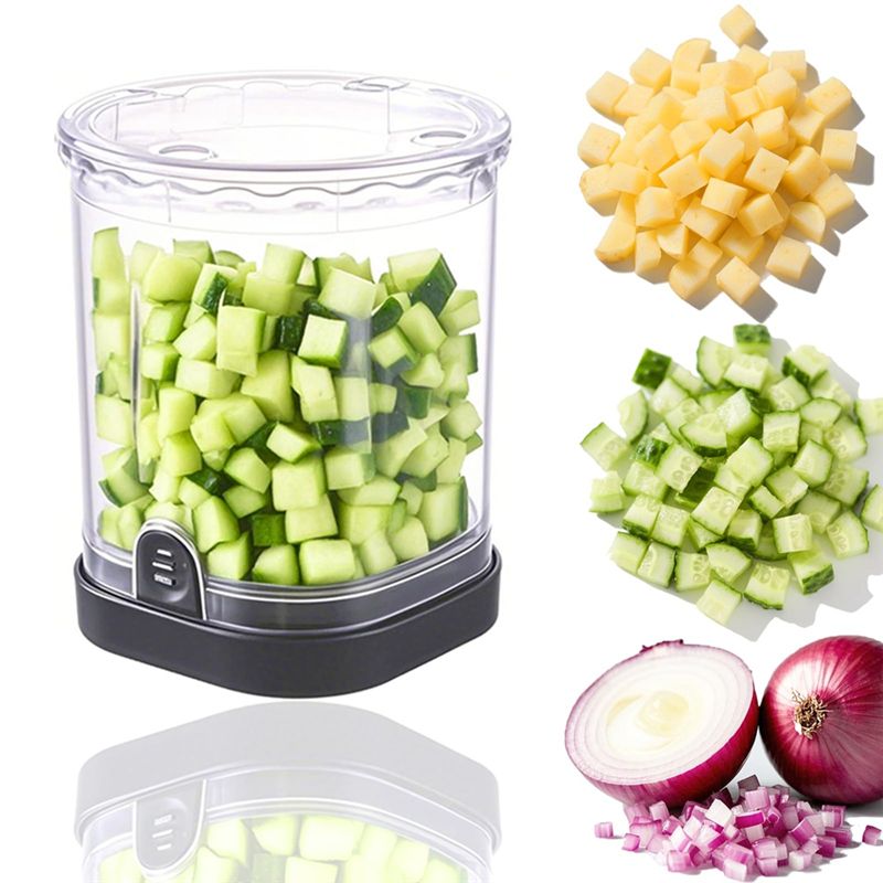 AS63- أداة مطبخ لتقطيع الفواكه - مراجعة Veggie Chopper Cup وسعره