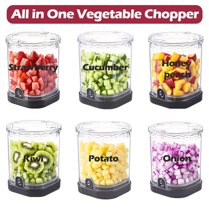 AS63- أداة مطبخ لتقطيع الفواكه - مراجعة Veggie Chopper Cup وسعره