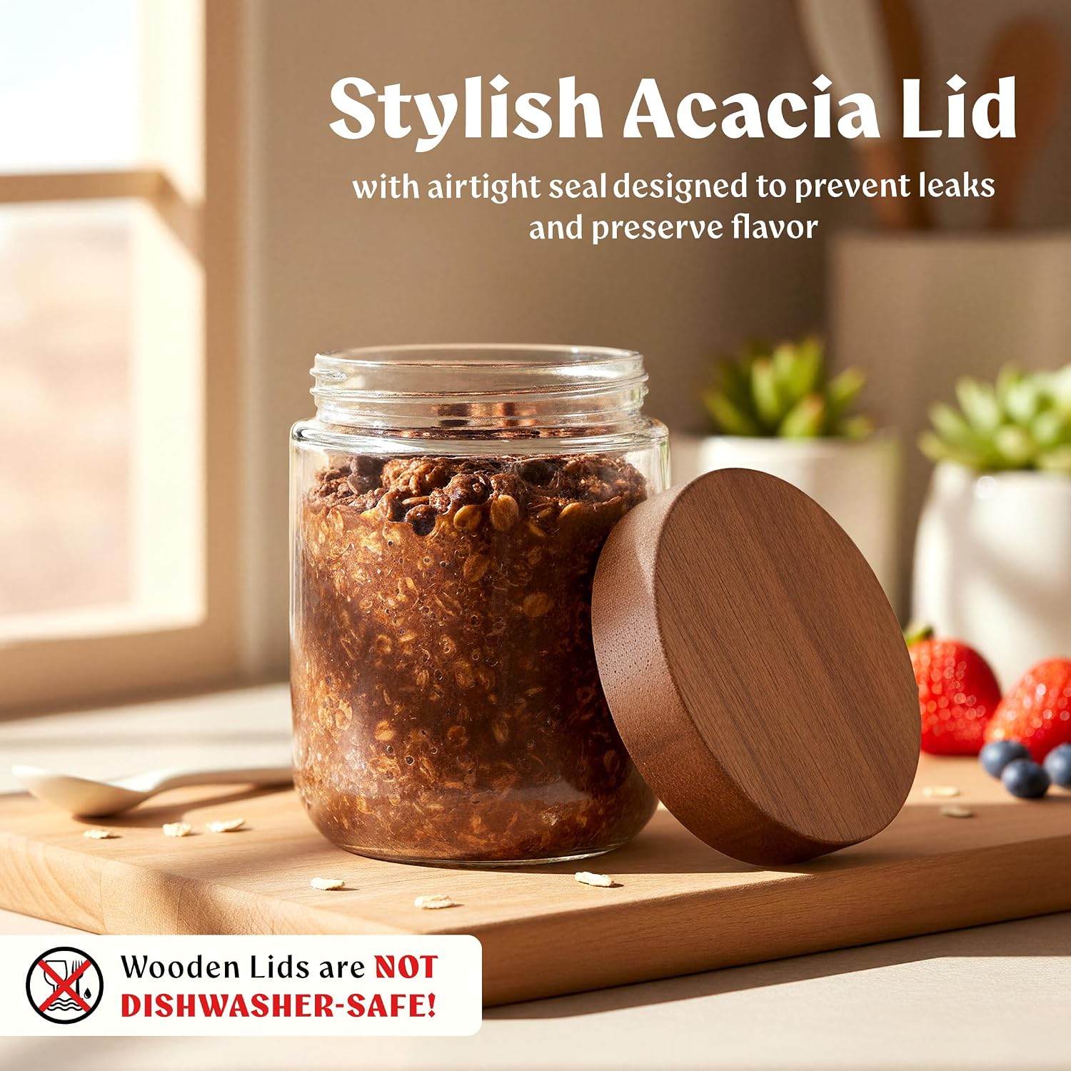 أوعية زجاجية لتحضير الوجبات سع - مراجعة Meal Prep Overnight Oats وسعره
