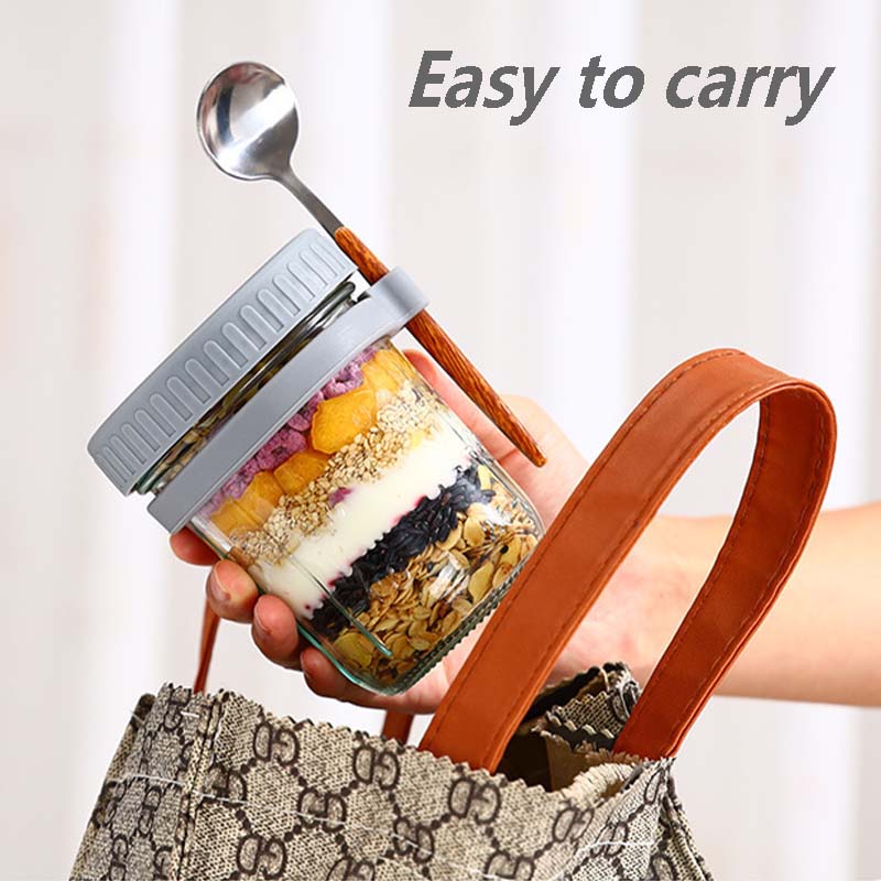 300 مللي كوب الشوفان بين عشية  - مراجعة Meal Prep Overnight Oats وسعره