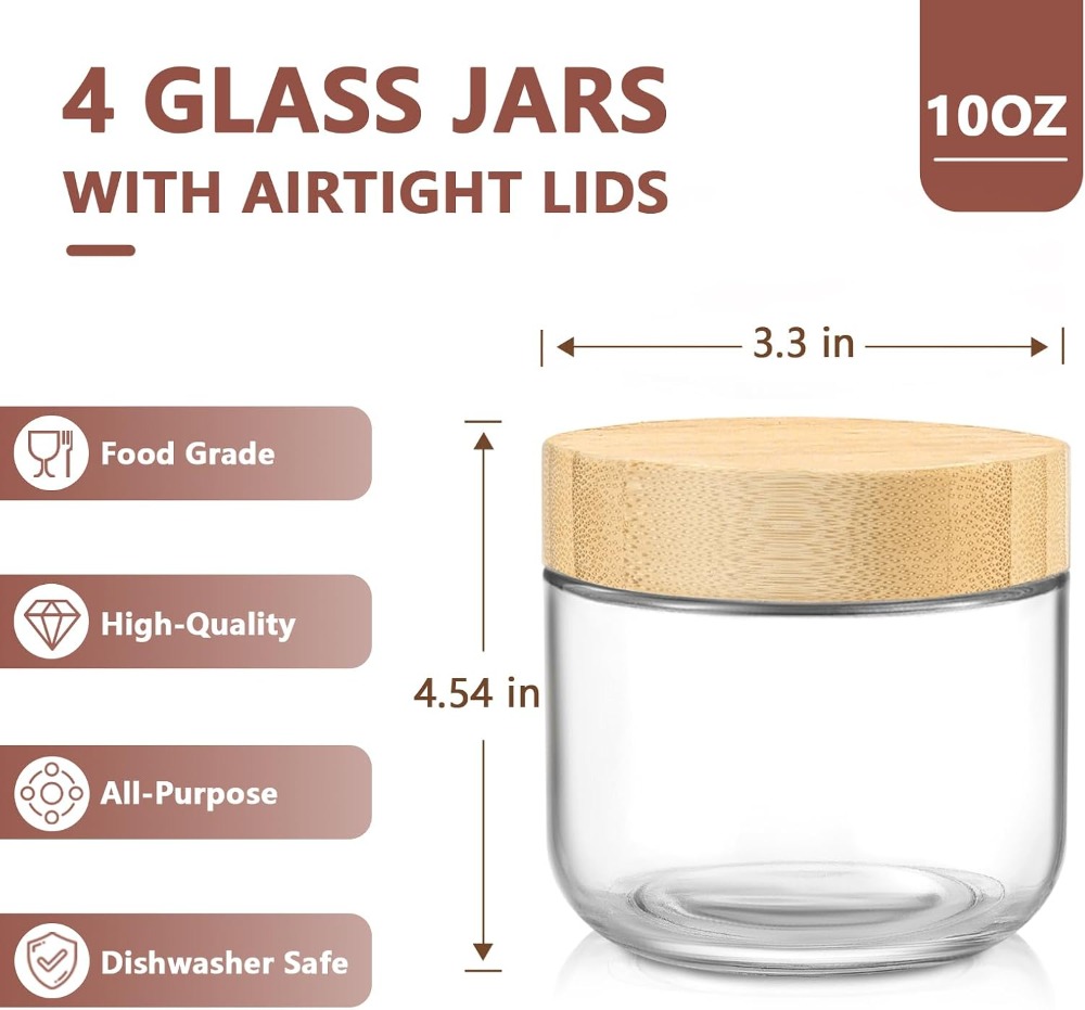 حاويات زجاجية لحفظ الشوفان طوا - مراجعة Meal Prep Overnight Oats وسعره